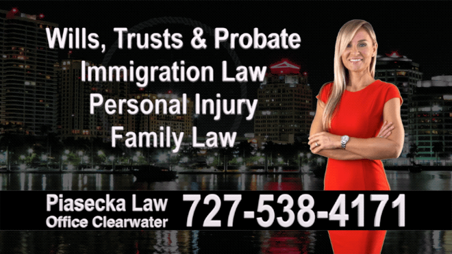 Polish Lawyers / Polscy Prawnicy Saint Petersburg, Polish Attorney, Polski prawnik, Floryda, Florida, Immigration, Wills, Trusts, Divorce, Accidents, Wypadki